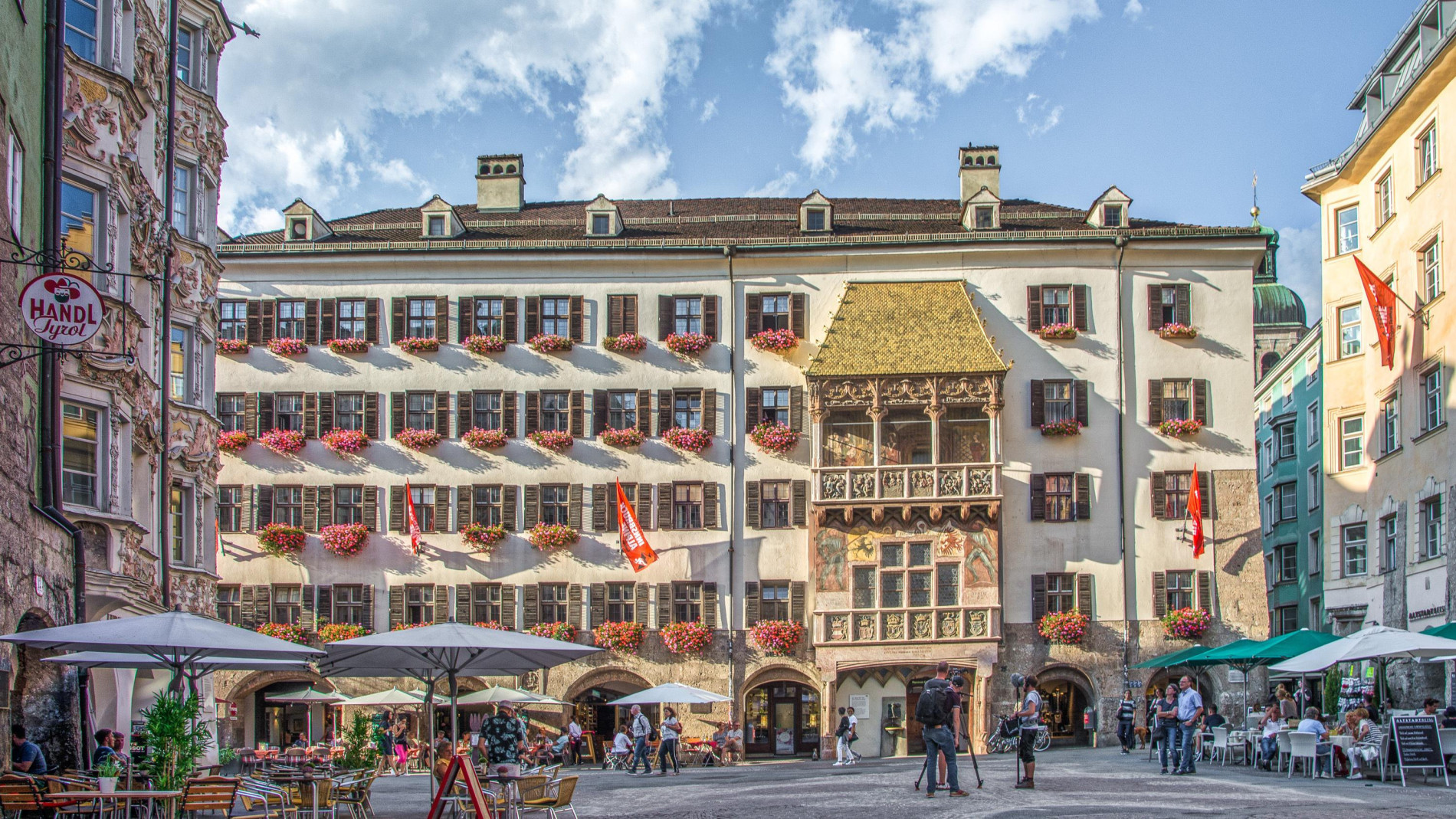 Blick auf das Goldene Dachl in Innsbruck